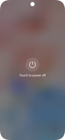 Press Touch to power off.