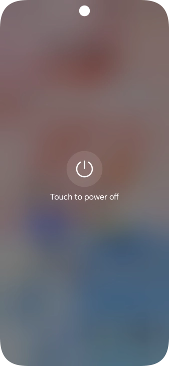Press Touch to power off.