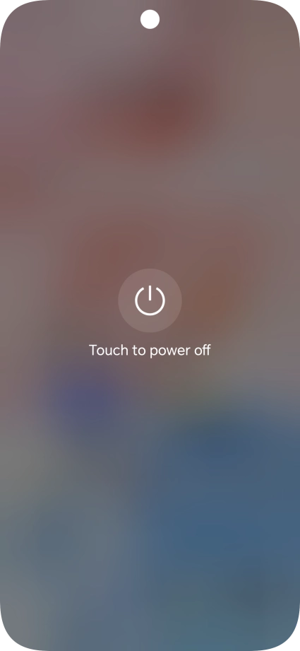 Press Touch to power off.