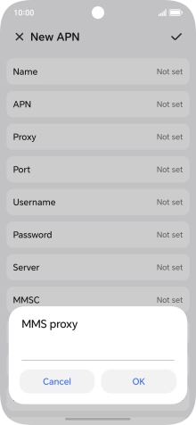 Key in 212.183.137.012 and press OK. Key in 212.183.137.012 and press OK.