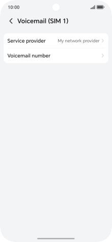 Press Voicemail number.