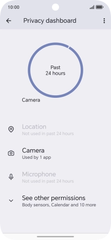 Press See other permissions.