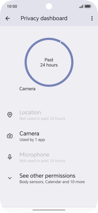 Press See other permissions.