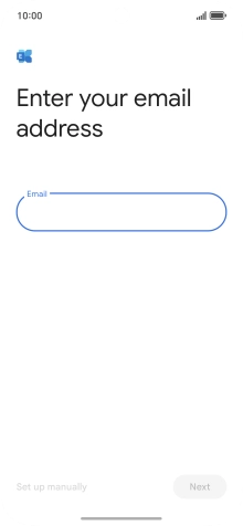 Press the field below 