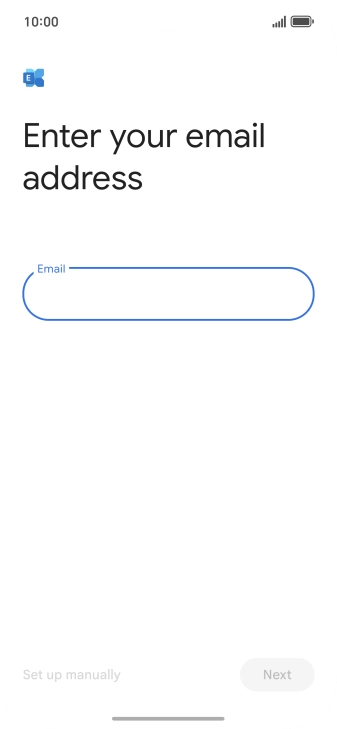 Press the field below 