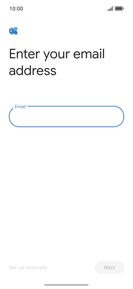 Press the field below 