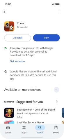 Slide your finger upwards starting from the bottom of the screen to return to the home screen.