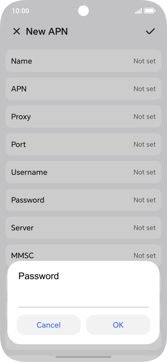 Key in wap and press OK.