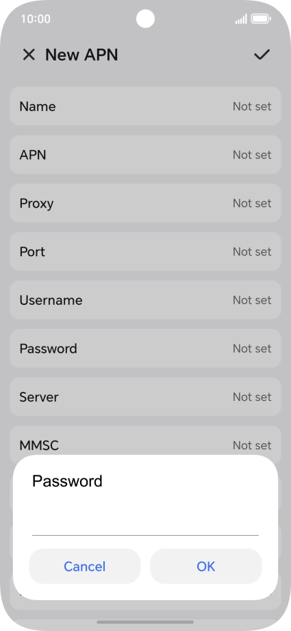Key in wap and press OK.