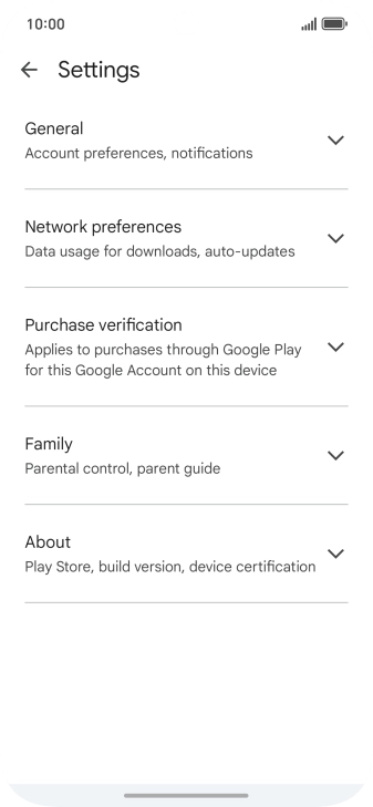 Press Network preferences.