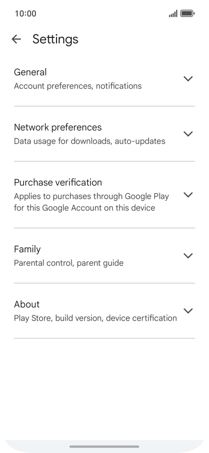 Press Network preferences.