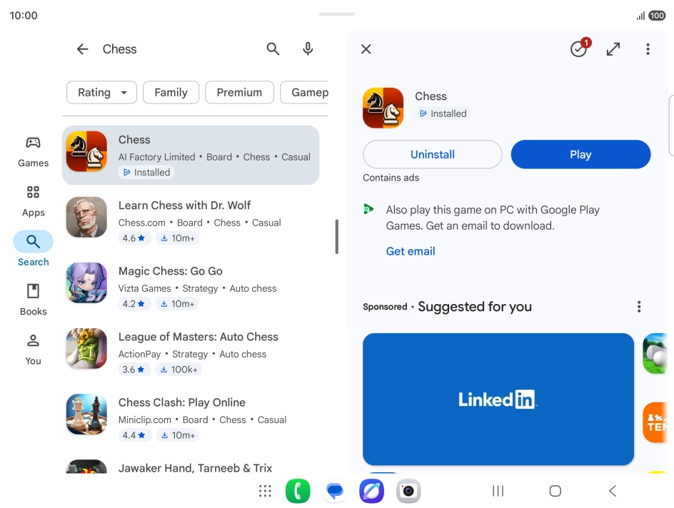 Press the Home key to return to the home screen.