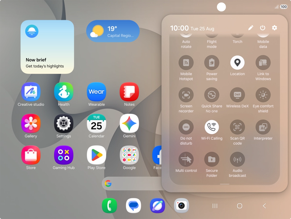 Press the Wi-Fi calling icon to turn the function on or off.