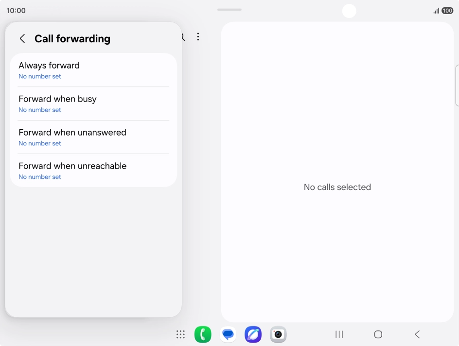 Press the Home key to return to the home screen.