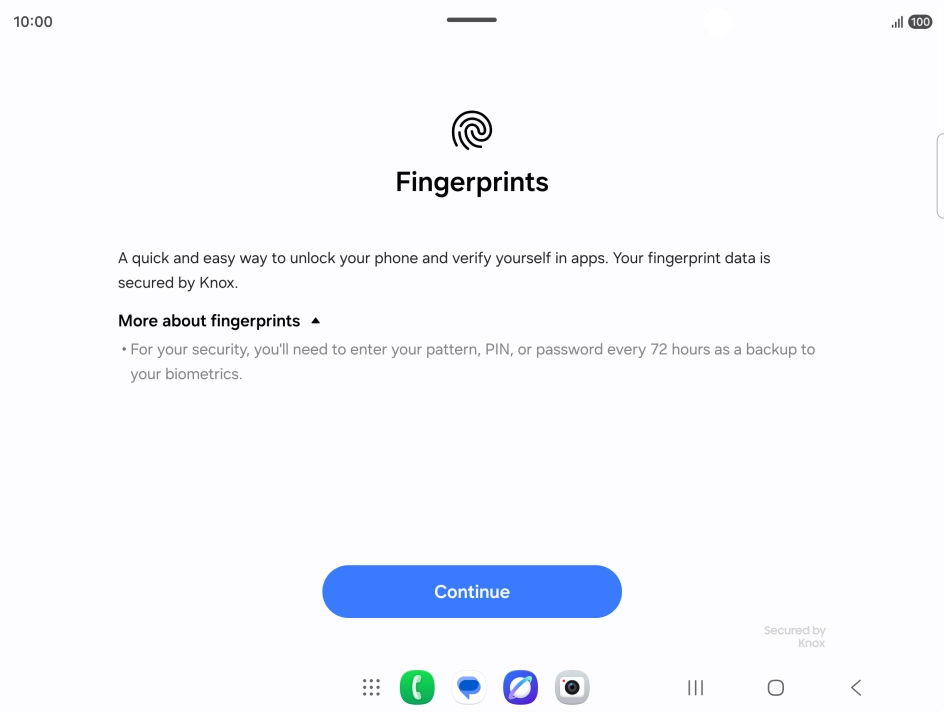 Press Continue.