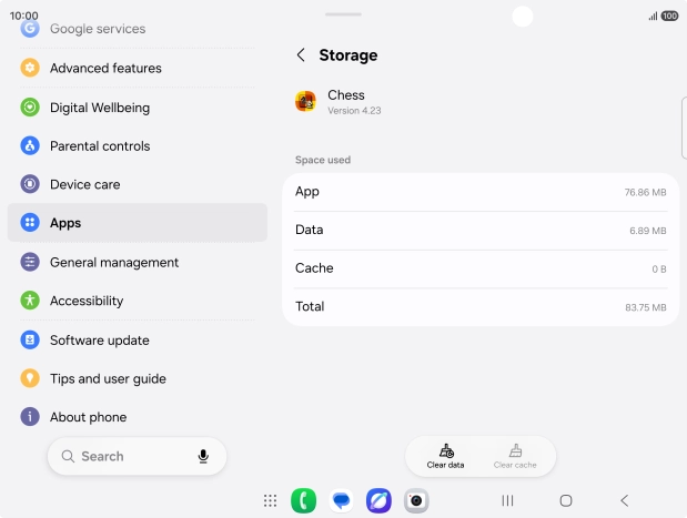 Press the Home key to return to the home screen.
