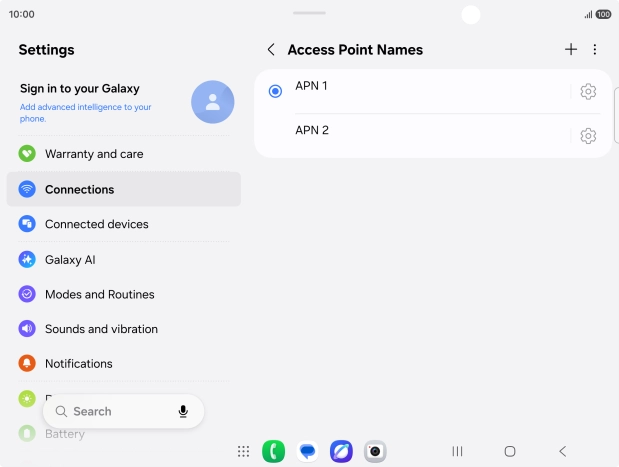 Press the Home key to return to the home screen.