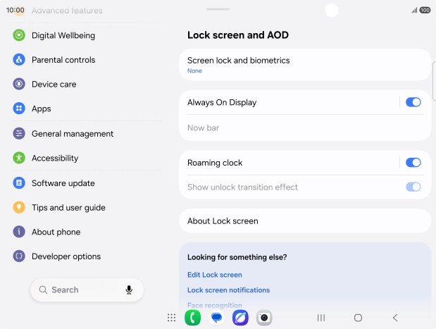 Press the Home key to return to the home screen.