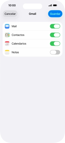 Si aparece en la pantalla esta imagen, tu cuenta de correo electrónico ha sido reconocida y configurada automáticamente. Sigue las indicaciones de la pantalla para introducir más información y terminar la configuración.