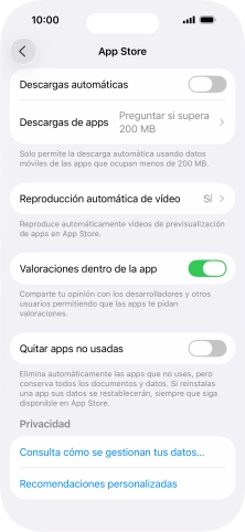 Pulsa el indicador junto a 