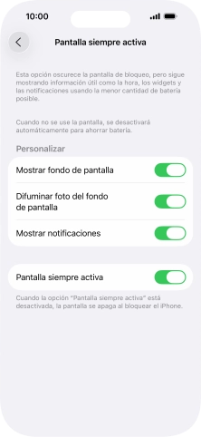 Pulsa el indicador junto a 