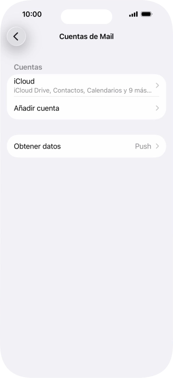 Pulsa Añadir cuenta.