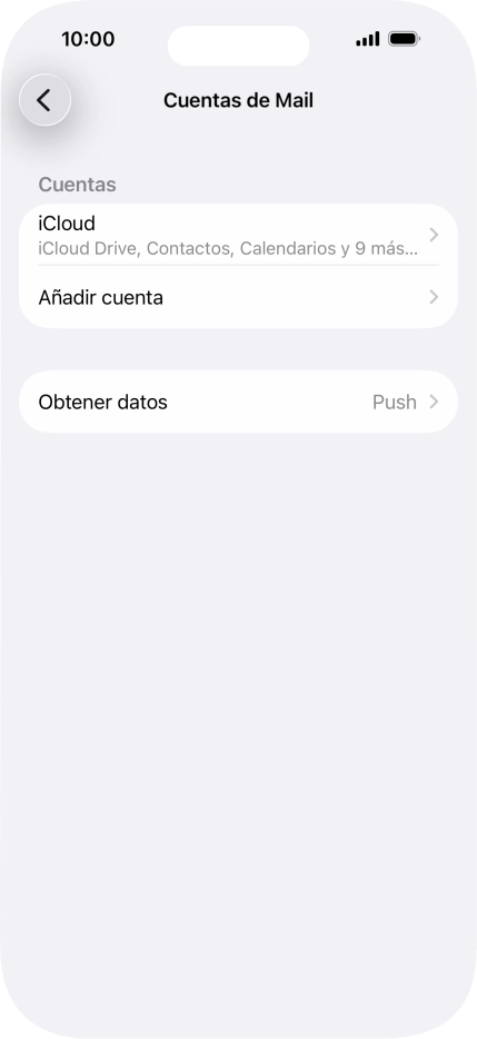 Pulsa Añadir cuenta.