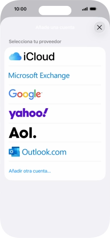 Pulsa Añadir otra cuenta....