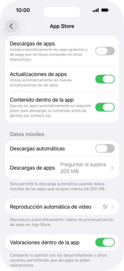 Pulsa el indicador junto a 