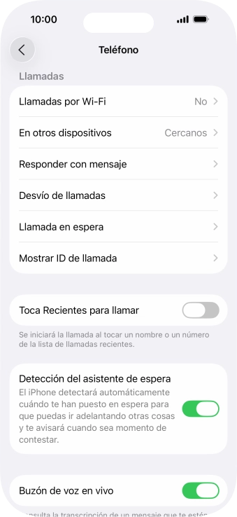 Pulsa Llamada en espera.