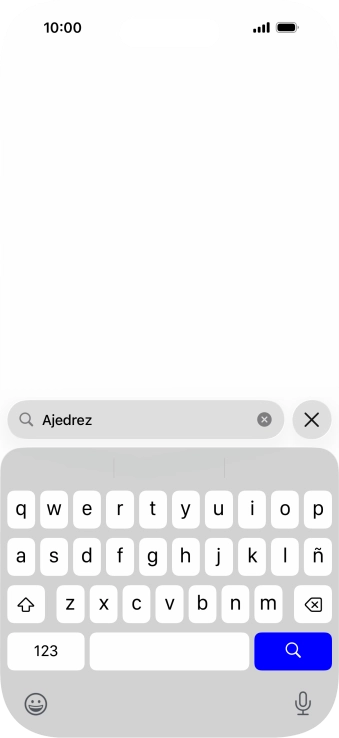 Pulsa el icono de búsqueda.