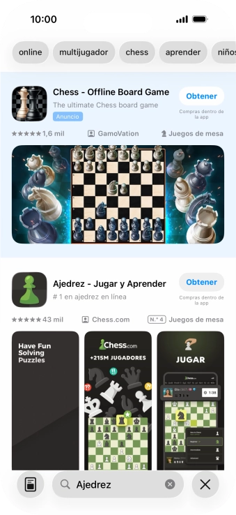 Pulsa la app deseada.