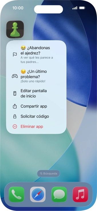 Pulsa Solicitar código.
