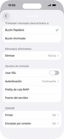 Pulsa el indicador junto a 