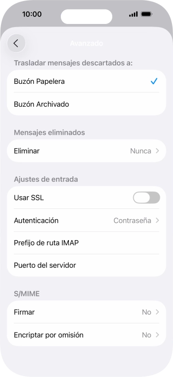 Pulsa el indicador junto a 