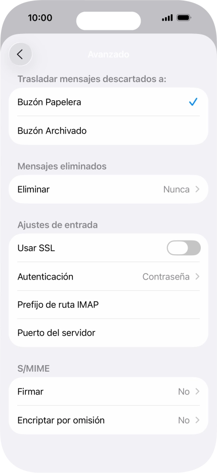 Pulsa el indicador junto a 