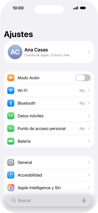 Pulsa Datos móviles.