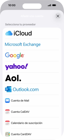 Pulsa Cuenta de Mail.