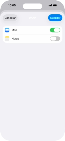 Pulsa Guardar. Ahora se ha configurado tu cuenta de correo electrónico. Si deseas seleccionar más ajustes del servidor de correo de entrada o de salida, continúa con los pasos siguientes.