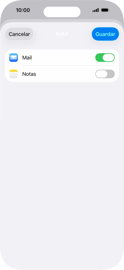 Pulsa Guardar. Ahora se ha configurado tu cuenta de correo electrónico. Si deseas seleccionar más ajustes del servidor de correo de entrada o de salida, continúa con los pasos siguientes.