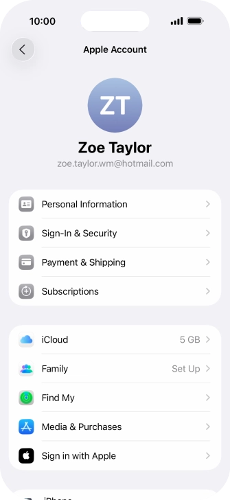 Slide your finger upwards starting from the bottom of the screen to return to the home screen.