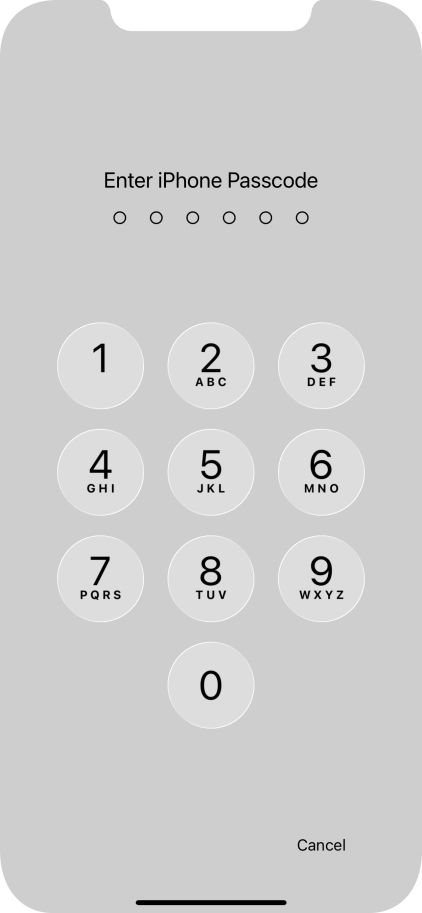 Use the phone lock code you created. The app is now locked.