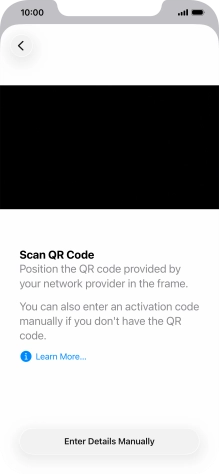 Place the QR code you've received inside the phone camera frame to scan the code. Place the QR code you've received inside the phone camera frame to scan the code.