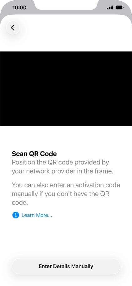 Place the QR code you've received inside the phone camera frame to scan the code. Place the QR code you've received inside the phone camera frame to scan the code.