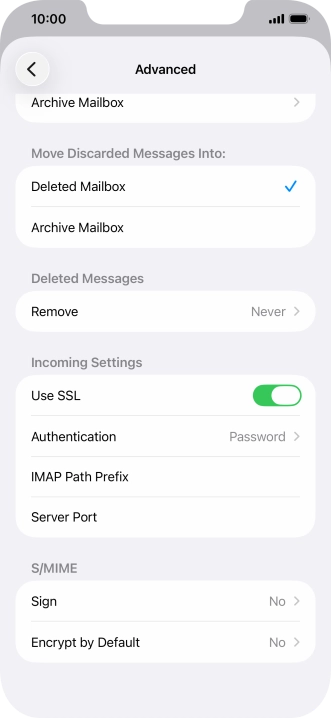 Press Authentication.