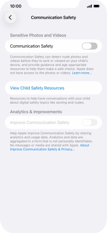 Press the indicator next to Press the indicator next to