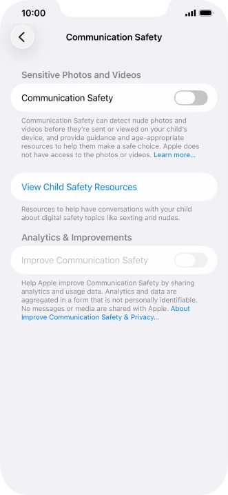 Press the indicator next to Press the indicator next to