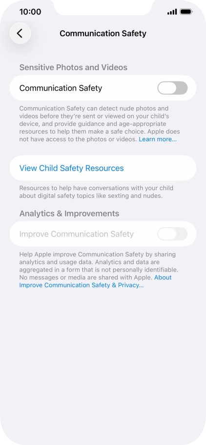 Press the indicator next to Press the indicator next to