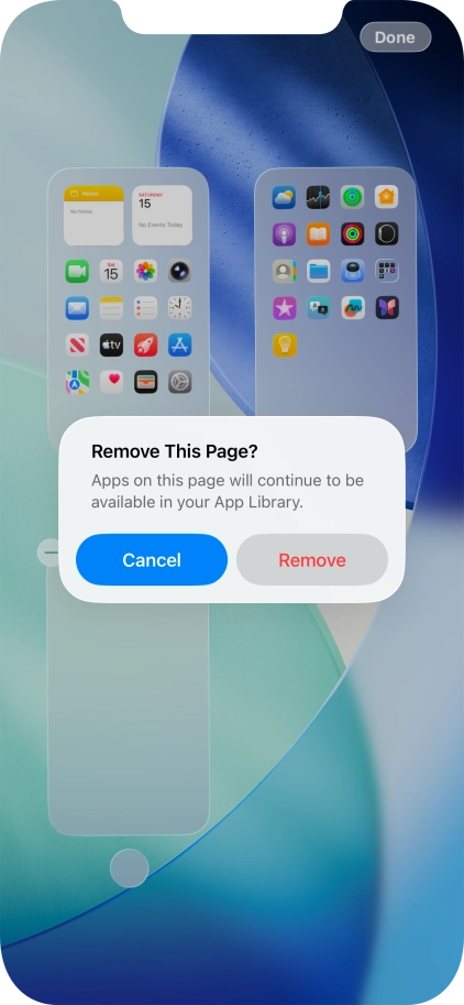 Press Remove. Press Remove.