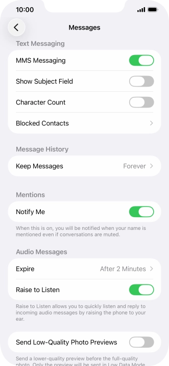 Slide your finger upwards starting from the bottom of the screen to return to the home screen.